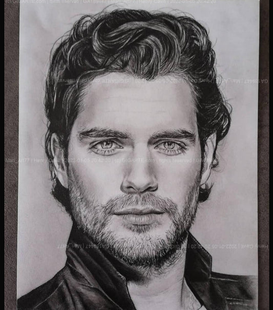 Ritratto a matita Henry Cavill